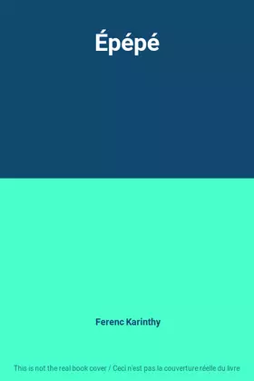 Couverture du produit · Épépé