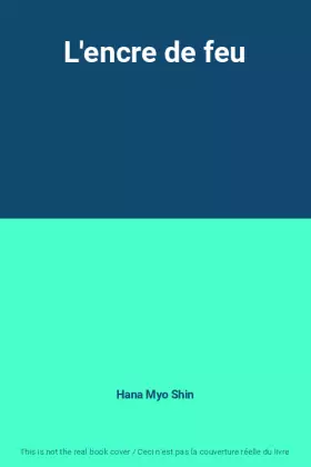 Couverture du produit · L'encre de feu