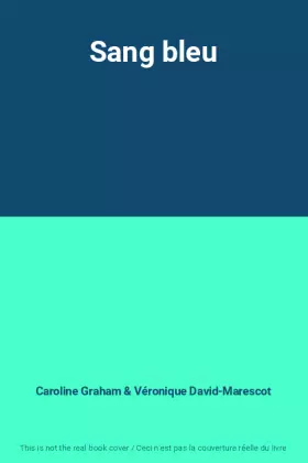 Couverture du produit · Sang bleu