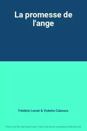 Couverture du produit · La promesse de l'ange