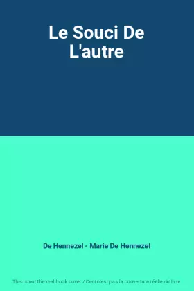 Couverture du produit · Le Souci De L'autre