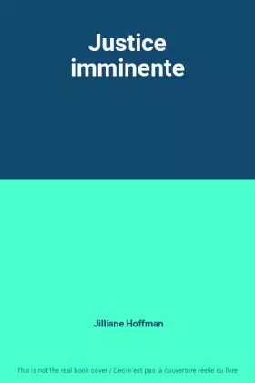 Couverture du produit · Justice imminente