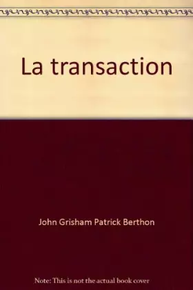 Couverture du produit · La transaction