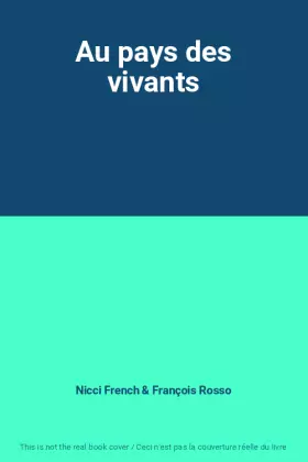 Couverture du produit · Au pays des vivants