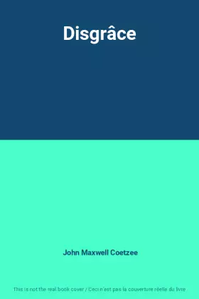 Couverture du produit · Disgrâce