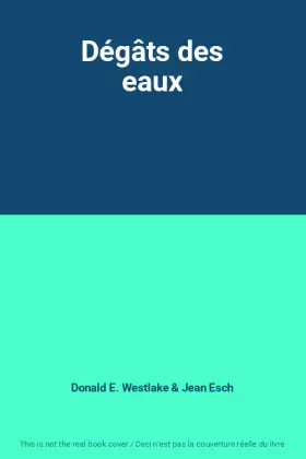 Couverture du produit · Dégâts des eaux