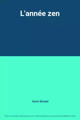 Couverture du produit · L'année zen