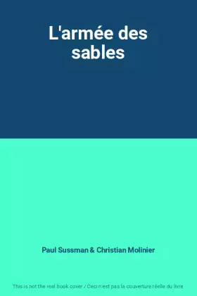 Couverture du produit · L'armée des sables