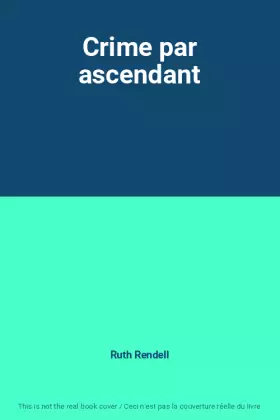 Couverture du produit · Crime par ascendant