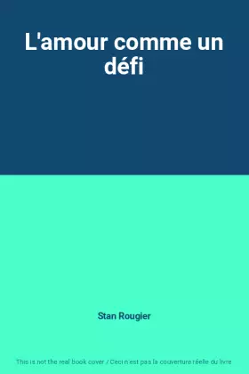 Couverture du produit · L'amour comme un défi