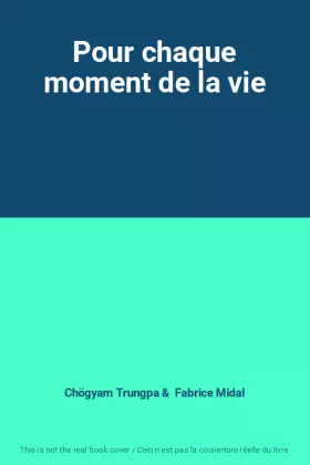 Couverture du produit · Pour chaque moment de la vie