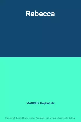 Couverture du produit · Rebecca