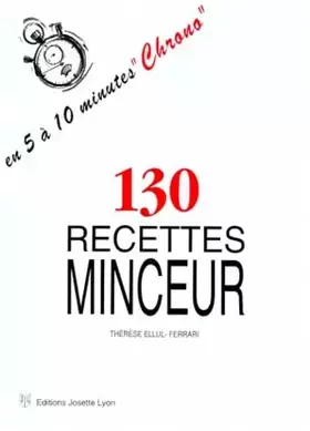 Couverture du produit · 130 recettes minceur, réimpression
