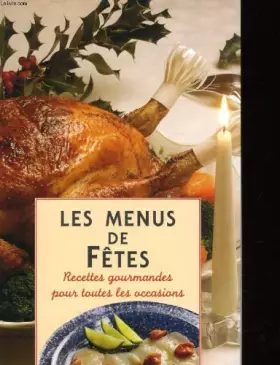 Couverture du produit · Les menus de fetes