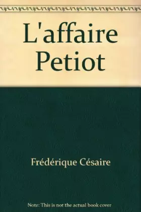 Couverture du produit · L'affaire Petiot