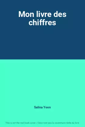 Couverture du produit · Mon livre des chiffres