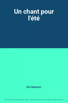 Couverture du produit · Un chant pour l'été