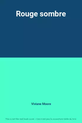 Couverture du produit · Rouge sombre