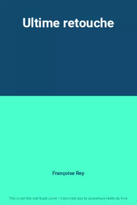 Couverture du produit · Ultime retouche