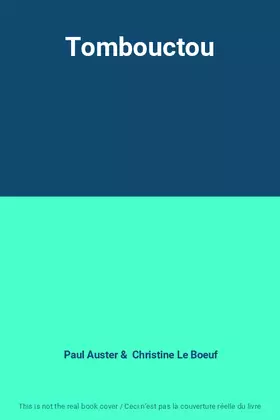 Couverture du produit · Tombouctou