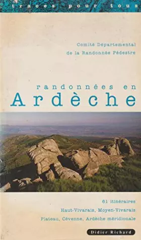 Couverture du produit · *ardeche rando en