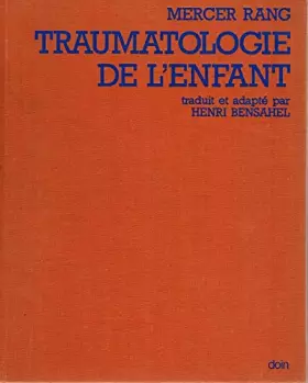 Couverture du produit · Traumatologie de l'enfant
