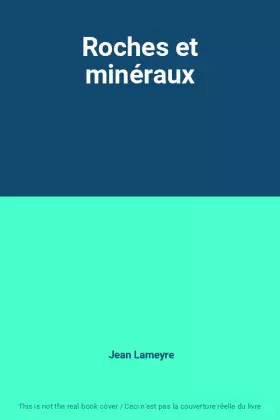 Couverture du produit · Roches et minéraux