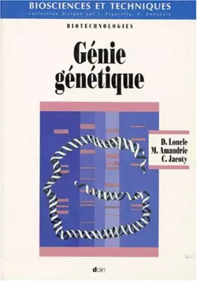 Couverture du produit · Génie génétique