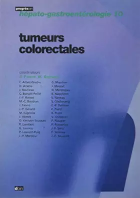 Couverture du produit · Tumeurs colorectales