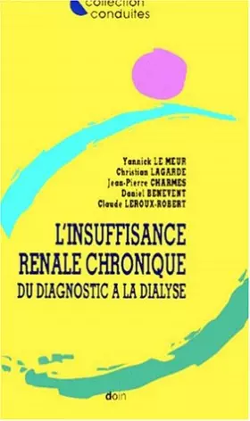 Couverture du produit · Insuffisance rénale chronique