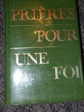 Couverture du produit · Prières pour une foi