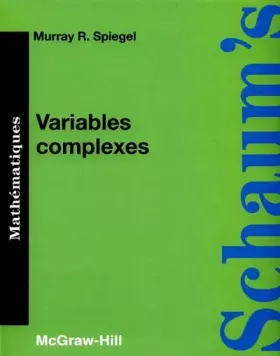 Couverture du produit · Variables complexes. Cours et problèmes