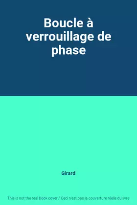 Couverture du produit · Boucle à verrouillage de phase
