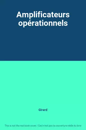 Couverture du produit · Amplificateurs opérationnels