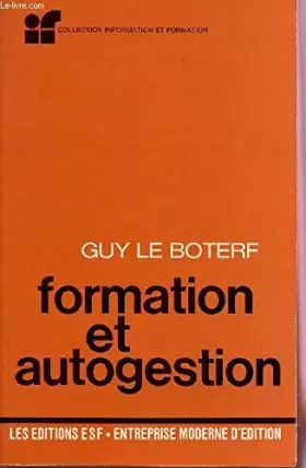 Couverture du produit · Formation et autogestion