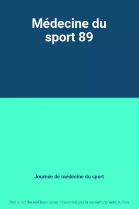 Couverture du produit · Médecine du sport 89