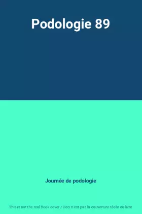Couverture du produit · Podologie 89