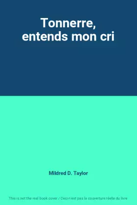 Couverture du produit · Tonnerre, entends mon cri