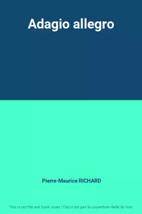 Couverture du produit · Adagio allegro