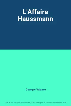 Couverture du produit · L'Affaire Haussmann