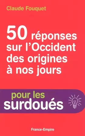 Couverture du produit · 50 REPONSES SUR L'OCCIDENT DES