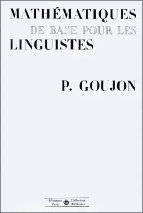 Couverture du produit · Mathématiques de base pour les linguistes