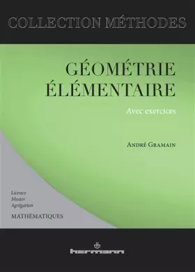 Couverture du produit · Géométrie élémentaire. Premier et deuxième cycles