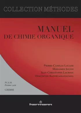 Couverture du produit · Manuel de Chimie organique