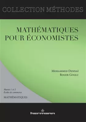 Couverture du produit · Mathématiques pour économistes