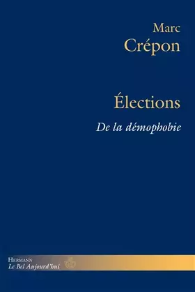 Couverture du produit · Élections