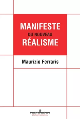 Couverture du produit · Manifeste du nouveau réalisme