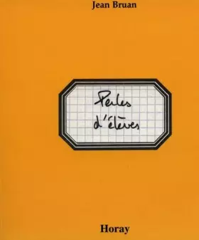 Couverture du produit · Perles d'élèves