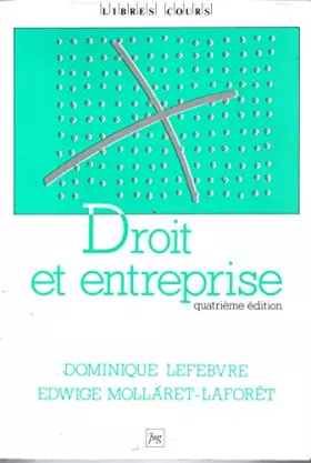 Couverture du produit · Droit et entreprise