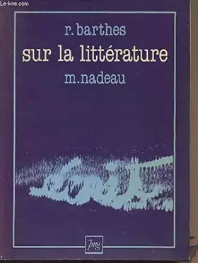 Couverture du produit · Sur la littérature